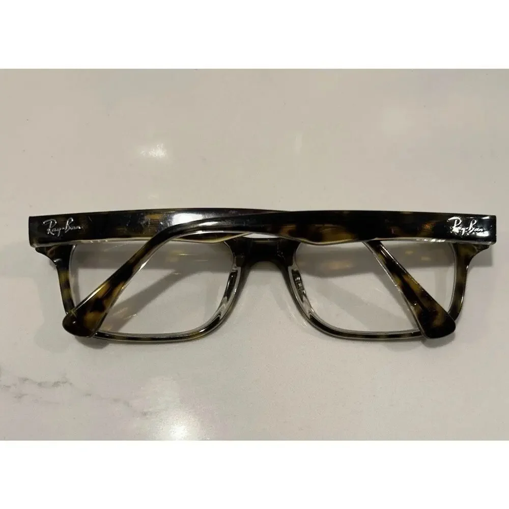 Ray Ban Eyeglasses Frames‎ Only RB 5286 5082 Transparent Square Tortoise Shell